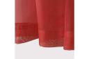 Pair of Hot Red Sheer Curtain 140x213cm Rod Pocket Voile Curtains