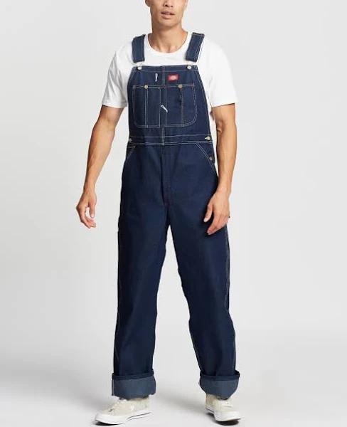 Dickies Mens 83-294 Indigo Bib Overall Indigo, Size 34