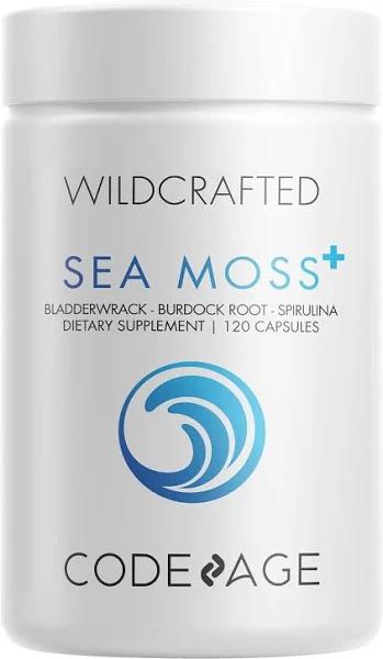 Codeage, Wildcrafted Sea Moss, 120 Capsules