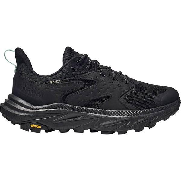 Hoka Anacapa 2 Low GTX Womens Hiking Shoes - Black/Black - 10