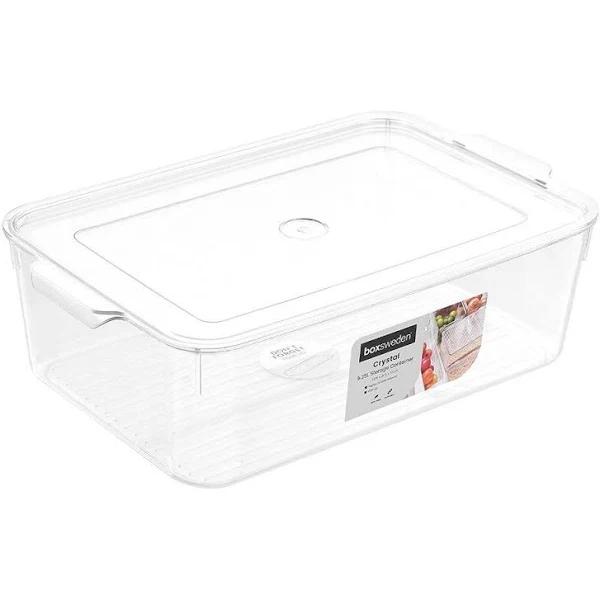 Box Sweden Crystal Storage Container w/ Lid Clear 5.25L/33.5cm