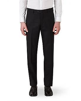 David Jones Uber Stone Slim Fit Washable Suit Trouser 8002 in Black, Size 97 cm Short