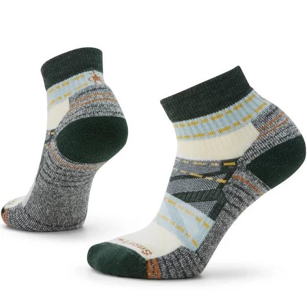 Smartwool Women's Light Cushion Margarita Ankle Hiking Sock, Dark Sage / Medium