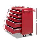 Giantz 14 Drawers Mechanic Tool Box Storage Cabinet Chest Garage Trolley Toolbox