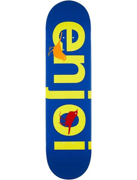 Enjoi Bird Watcher Hyb Blue 8.0 Skateboard Deck