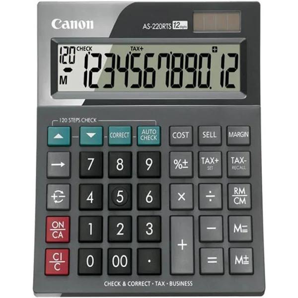 Canon AS220RTS Calculator