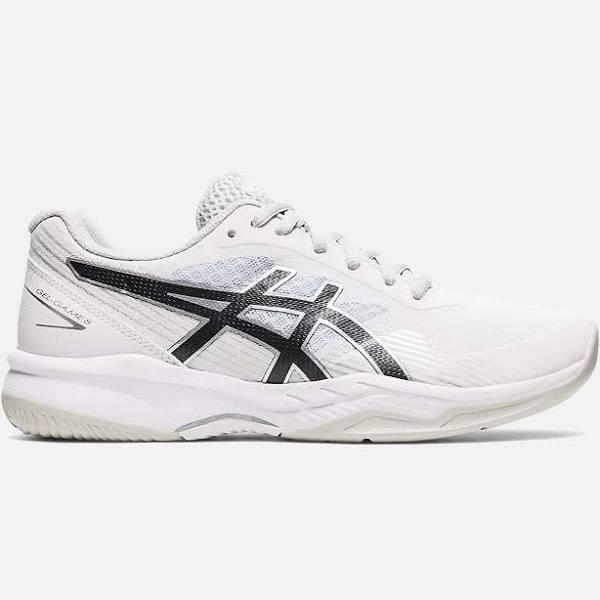 ASICS White & Black Gel-Game 8 Sneakers