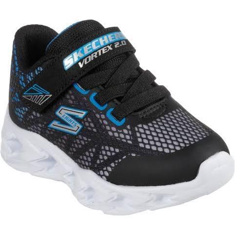 Skechers S Lights: Vortex 2.0 Black Unisex Size 5| AfterPay Available