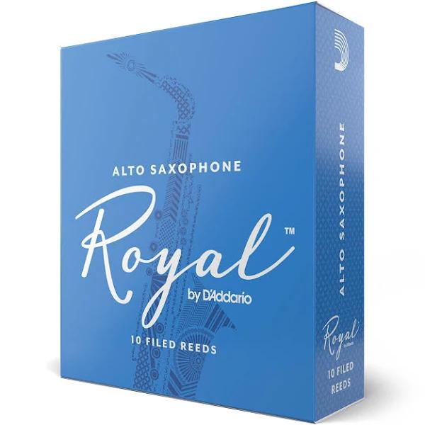 Rico Royal Alto Sax Reeds, Strength 4.0, 10-Pack