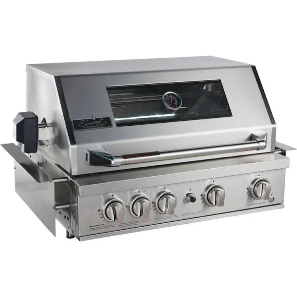 Smart 4 Burner Built-in Gas BBQ With Rotisserie & Rear Infrared Burner in Stainless Steel (401WB-W)