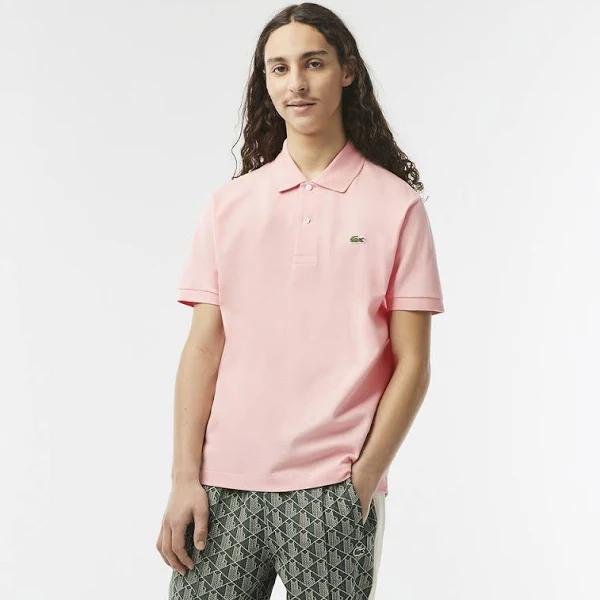 David Jones Lacoste L1212 Classic Polo in Pink, Size 3