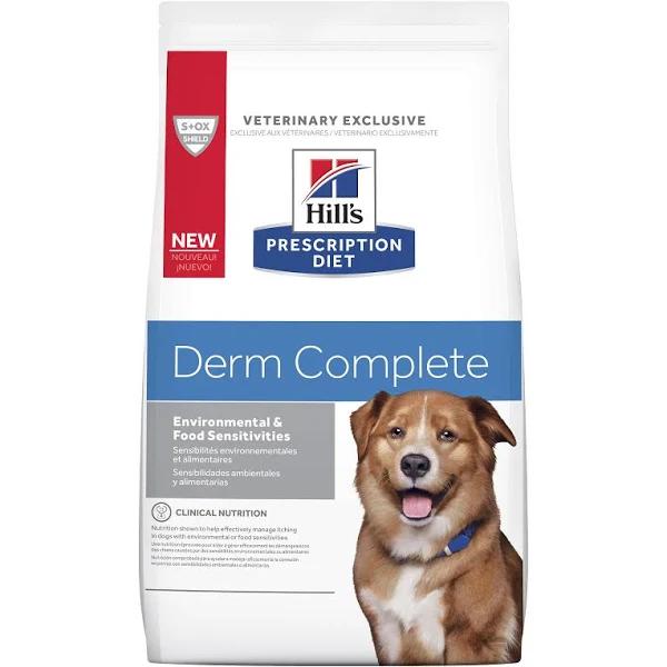 Hill's Prescription Diet Derm Complete Dry Dog Food 10.8 kg