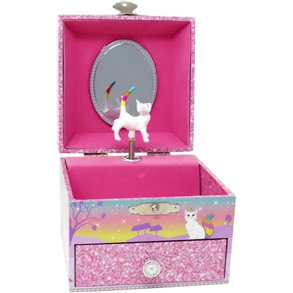 Caticorn Dreams Musical Jewellery Box - Small