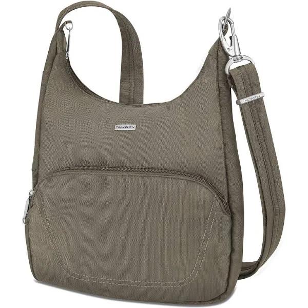 (Nutmeg) - Travelon Anti-theft Classic Essential Messenger Bag, Nutmeg