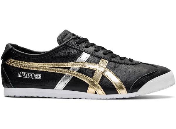 Onitsuka Tiger Mexico 66 Black Gold Silver