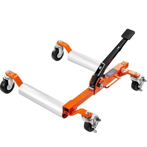 VEVOR Wheel Dolly 1500 lbs Car Wheel Dolly Jack Mechanic Lift With Ratcheting Foot Pedal Vehicle Positioning Hydraulic Tire Jack Ratchet Type Tire