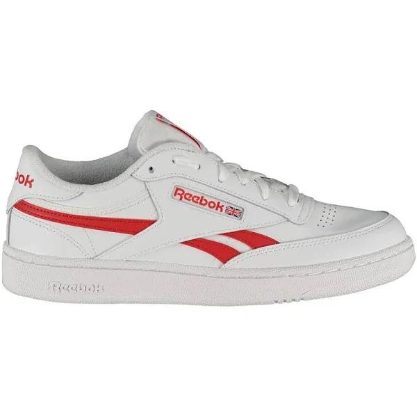 Reebok Club C Revenge Sneakers in White and Red