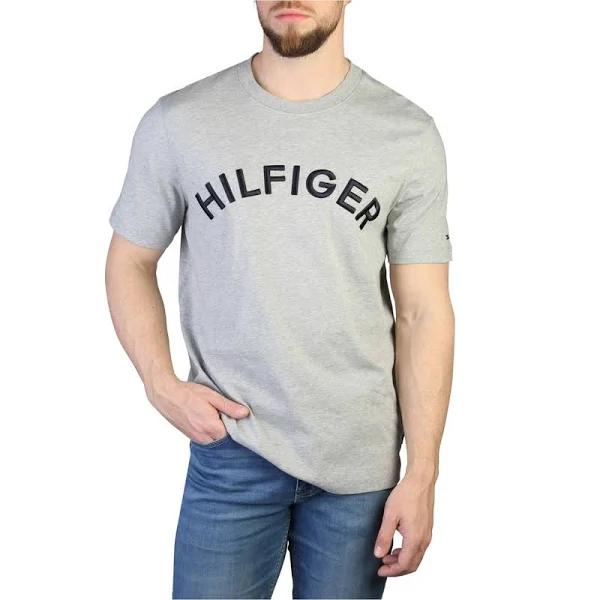 Tommy Hilfiger - Grey Cotton T-Shirt, S