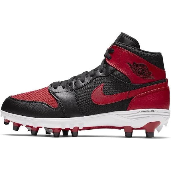 Air Jordan 1 Mid TD Cleat 'Bred' AR5604‐061