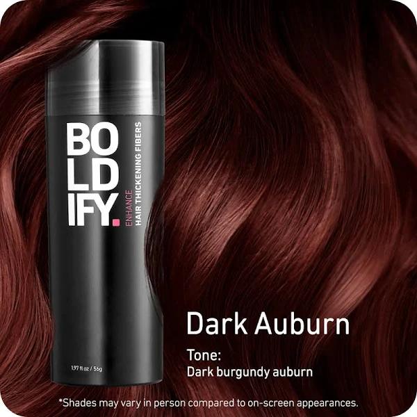 Boldify Hair Thickening Fibers Dark Auburn / 56 G