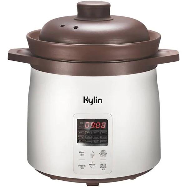 Kylin Electric Purple Clay Pot Slow Cooker 5L - K2021