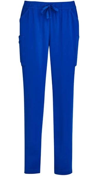 BizCare Womens Slim Leg Scrub Pant CSP943LL Electric Blue / 2XL