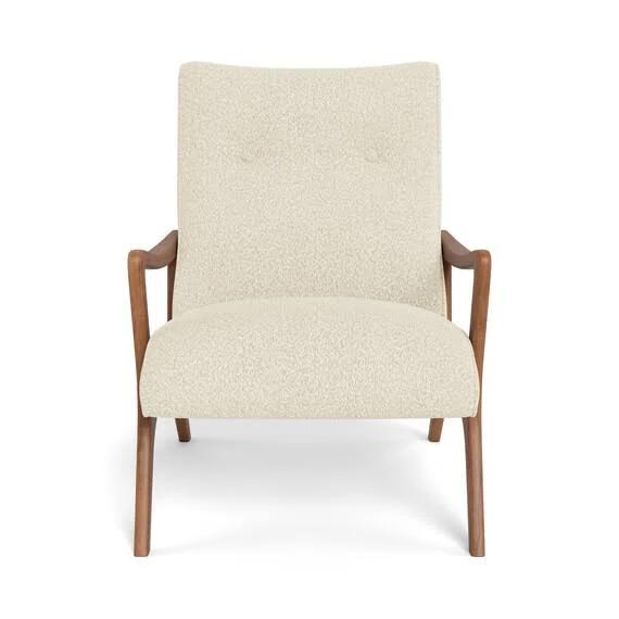 Penny Fabric Occasional Armchair Ivory by Freedom