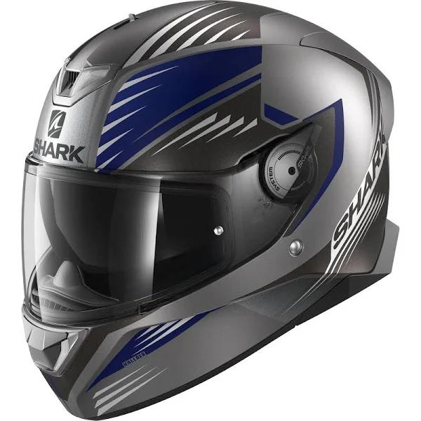 Shark Skwal 2 Hallder Mat Helmet Anthracite Blue