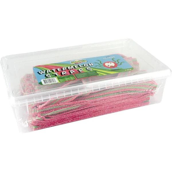 Lollinauts Sour Straps Tub - Watermelon 1.2kg