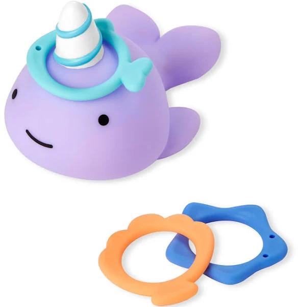 Skip Hop Zoo Narwhal Ring Toss Bath Toy