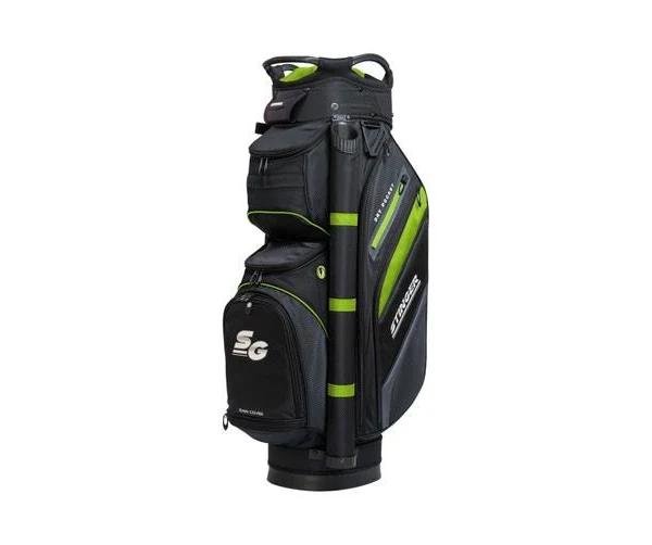 Stinger Premium Light Weight Golf Bag - Black/Lime