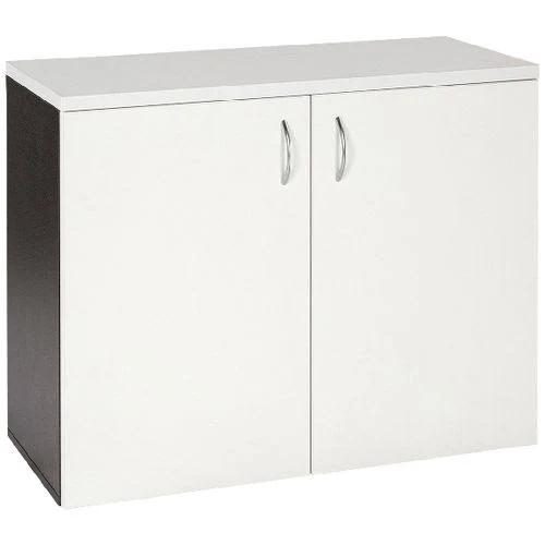 Velocity Office Buffet 900mm White and Ironstone / New