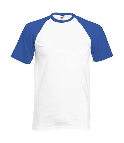 Baseball T White/Royal - Fruit of The Loom 61-026-0 - Size 2XL