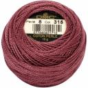 DMC Perle 5 Cotton #642 Dark Beige Grey 10g Ball 45m