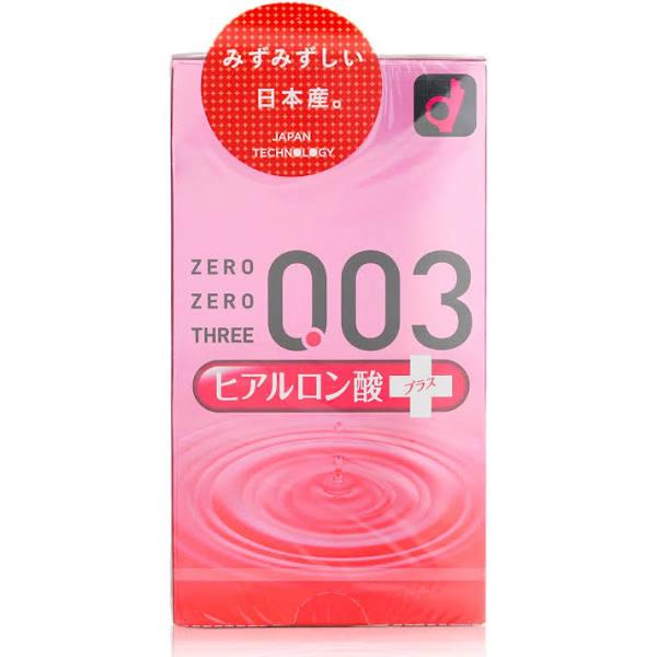 Okamoto 0.03 Zero Zero Three Condom (Hyaluronic Acid) 10pcs