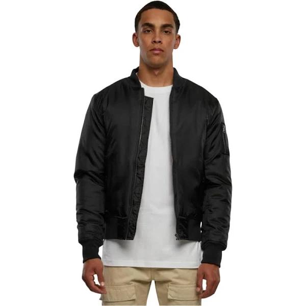 Urban Classics Basic Bomber Jacket Black