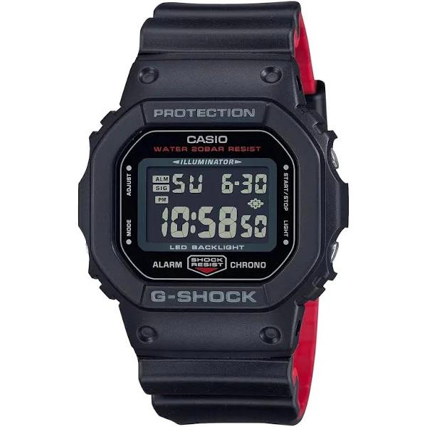 G-Shock Digital Black Resin Band Black Dial Watch DW5600UHR-1D