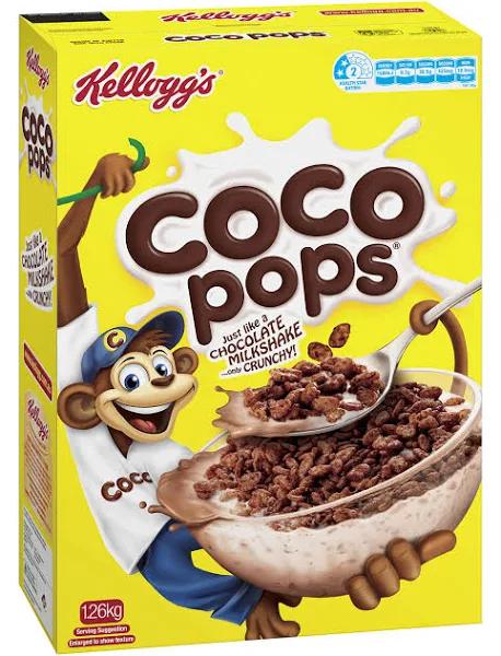 Kellogg's Coco Pops, Breakfast Cereal, 1. 26kg