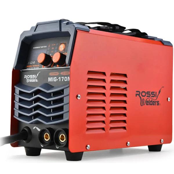 Rossi 170 Amp Portable Inverter MIG Stick Arc Welder, with Carry Case & Accessories