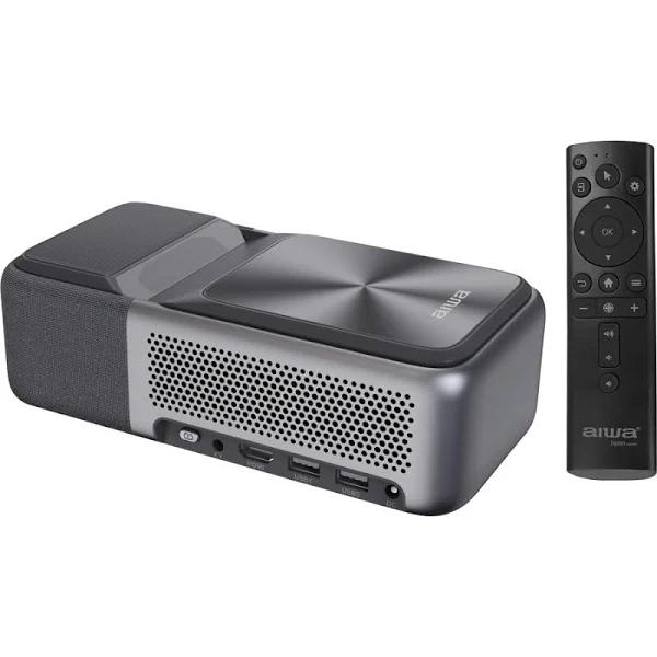 Aiwa Ultra Short Throw Smart Projector with Bonus Soundbar