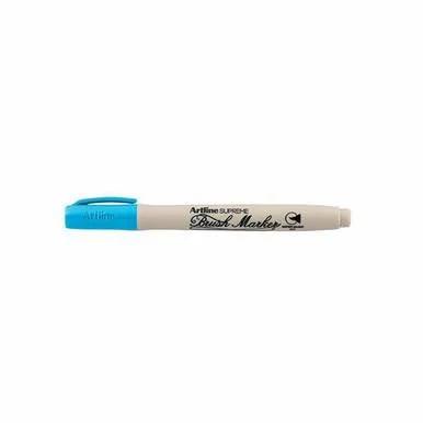 Artline Supreme Brush Marker Light Blue Box 12