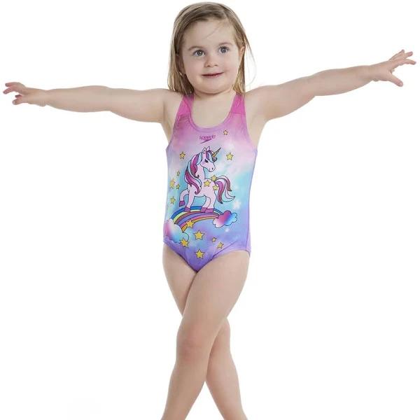 Toddler Girls Digital Printed One Piece