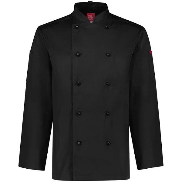 Biz Collection Al Dente Mens Chef Jacket (CH230ML) XL / Black