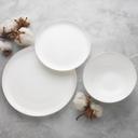 Ecology Canvas 12 Piece Dinner Set | White