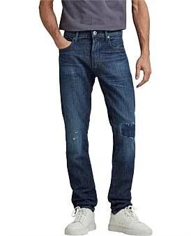 David Jones G-Star 3301 Slim Jean in Worn in Ocean Reef, Size 30/32 in