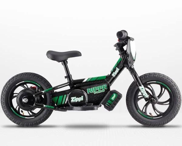 Zippi Rippa E-Drive 12" Kids Balance Bike Green