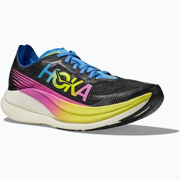 Hoka Unisex Rocket x 2 US M8.5 W9.5 / Black/Multi