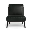 Palm Springs Leather Armchair Black by Freedom