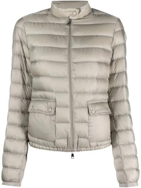 Moncler - Lans Zip-Up Padded Jacket - Women - Feather Down/Polyamide/Polyamide - 0 - Grey