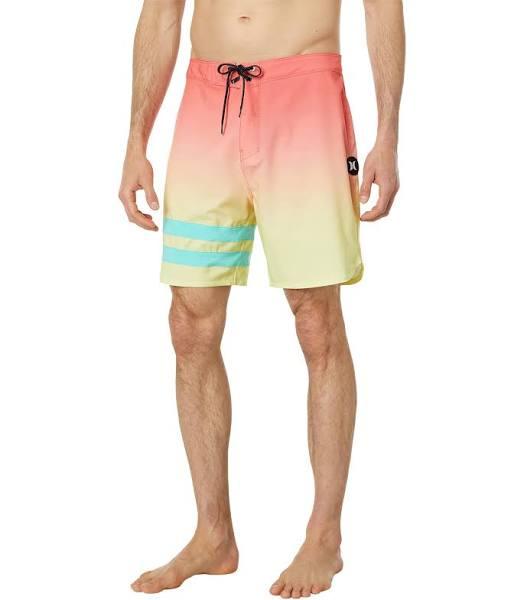 Hurley Phantom Block Party 18 Swimming Shorts Orange 31 Man